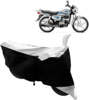 Yuneik Two Wheeler Cover for Hero(Splendor Plus, White)