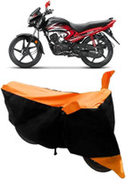 Yuneik Two Wheeler Cover for Honda(Dream, Orange)