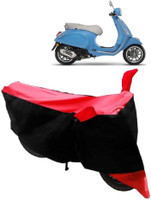 Yuneik Two Wheeler Cover for Piaggio(Vespa, Red)