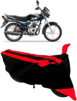 Elegance Two Wheeler Cover for Bajaj(CT 100, Red)