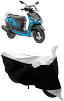 Yuneik Two Wheeler Cover for Yamaha(Alpha, White)