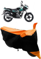 Yuneik Two Wheeler Cover for Bajaj(Discover 100 DTS-i, Orange)
