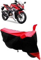 Yuneik Two Wheeler Cover for Honda(CBR 150R, Red)
