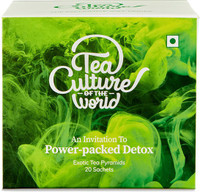Tea Culture Of The World Detox 20 Tea Bags Lemon Grass, Liquorice, Ginger Herbal Infusion Bags Box(20 Bags)