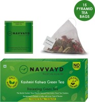 NAVVAYD Kashmiri Kahwa Green Tea Spices Green Tea Box(15 Bags)