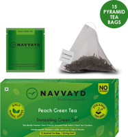 NAVVAYD Peach Green Tea Peach Green Tea Box(15 Bags)