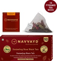 NAVVAYD Darjeeling Rose Black Tea Rose Black Tea Box(15 Bags)