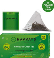 NAVVAYD Himalayan Green Tea Unflavoured Green Tea Box(15 Bags)