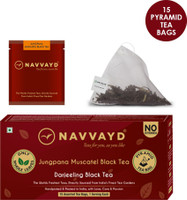 NAVVAYD Jungpana Muscatel Black Tea Unflavoured Black Tea Box(15 Bags)