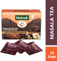 Mainak Herbal Masala Indian Spices Black Tea Bags Box(25 Bags)