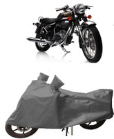 Everland Two Wheeler Cover for Royal Enfield(Electra Delux, Grey)