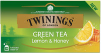 Twinings Green Tea Lemon & Honey Imported 40G Lemon, Honey Tea Bags Box(25 Bags)