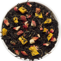 NAVVAYD Strawberry Mango Tea (50 Cups), 100% Natural Ingredients, 100 Gms Strawberry Black Tea Vacuum Pack(100 g)