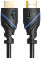 C&E CNE622729 24.3 m HDMI Cable(Compatible with TV, Gaming Console, Black)