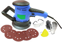 ISC Multifunctional Mini Wood Working Machine Sanding Sander Electric Round 500W , 14000 RPM 5 inch Random Orbital Sander