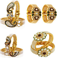 JSD Alloy Gold-plated Kada(Pack of 8)