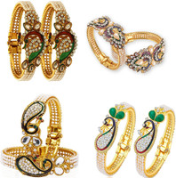 JSD Alloy Gold-plated Kada(Pack of 8)