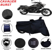 Cavalier Burst Two Wheeler Cover for Suzuki(Intruder, Black)
