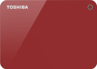 TOSHIBA Canvio Advance 4 TB External Hard Disk Drive (HDD)(Red)