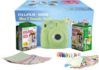 FUJIFILM Instax Mini 9 Bundle Pack (Lime Green) with 40 Film shot Instant Camera(Green)