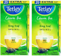 tetley LONG LEAF ORIGINAL LOOSE GREEN TEA (2 BOXES OF 125GM) Green Tea Box(250 g)