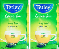 TETLEY GREEN TEA LOOSE LONG LEAF ORIGINAL ( 2 BOXES OF 250GM) Green Tea Box(500 g)