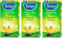 tetley LONG LEAF ORIGINAL LOOSE GREEN TEA (3 BOXES OF 125GM) Green Tea Box(375 g)
