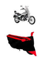 MELVIS Two Wheeler Cover for Bajaj(Avenger 220 Cruise, Black, Red)