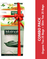 Mainak Slim Tea with Indian Herbs + Green Tea Bags Box(50 Bags)