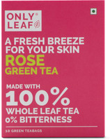 Onlyleaf 100% Natural Refreshing Skin Care Rose Green Tea Bags Box(10 Bags)