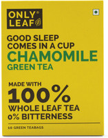 Onlyleaf 100% Natural Calming Chamomile Green Tea Bags Box(10 Bags)
