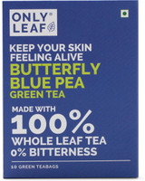 Onlyleaf 100% Natural Butterfly Pea Stress relieving Herbs Green Tea Bags Box(10 Bags)