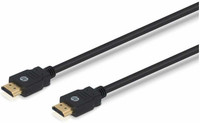 HP 4VW10PA 1 m HDMI Cable(Compatible with Quality Picture Sound, Ethernet, Black, One Cable)