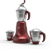 Kenstar Stello Pro 750 Mixer Grinder (3 Jars, Burgundy)