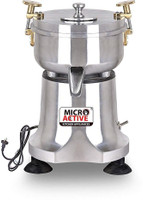 MICROACTIVE 0.25 HP / 2 GLASS Fruit Cum Vegetable Juicer 400 Juicer Mixer Grinder (1 Jar, Silver)