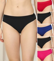 DreamBe Women Hipster Red, Blue, Black, Pink Panty(Pack of 6)