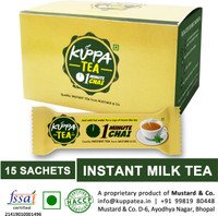 Kuppa Tea INSTANT GINGER TEA SACHETS Ginger Instant Tea Box(15 Bags)