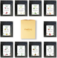 MOKSA Tea & Botanicals Natural Flavored Sampler Assorted Herbal Tea Bags Box(10 Bags)