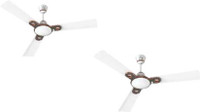 Polycab Eleganz 1200 mm Ultra High Speed 3 Blade Ceiling Fan(Pearl-White, Pack of 2)