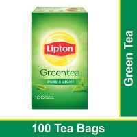 Lipton Pure & Light Green Tea Bags Box  (100 Bags)Pack of 19 Green Tea Bags Box(100 Bags)