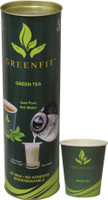 greenfit GREEN TEA - PACK OF 15 CUPS *ONE CUP CAN BE REFILLED 2 TIMES Green Tea Drum(27 g)