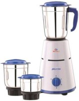 BAJAJ Pluto 500W Mixer Grinder (3 jars, White, Blue) 250 Mixer Grinder (3 Jars, White, Blue)