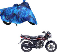WolkomHome Two Wheeler Cover for TVS(Phoenix, Blue)