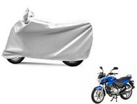 High Quality Two Wheeler Cover for Bajaj(Pulsar 150, Silver)