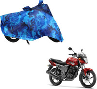 WolkomHome Two Wheeler Cover for Yamaha(SZ-S, Blue)