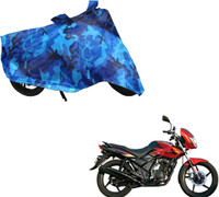 WolkomHome Two Wheeler Cover for TVS(Flame, Blue)