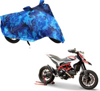 WolkomHome Two Wheeler Cover for Ducati(Hyperstrada, Blue)