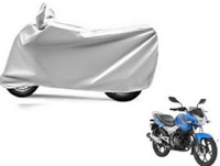 High Quality Two Wheeler Cover for Bajaj(Discover 125 DTS-i, Silver)