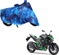 WolkomHome Two Wheeler Cover for Kawasaki(Z250, Blue)