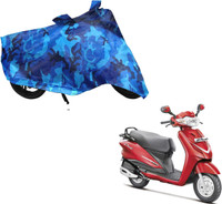 WolkomHome Two Wheeler Cover for Hero(Duet, Blue)